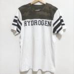 ショッピングハイドロゲン ハイドロゲン HYDROGEN 半袖Tシャツ サイズM メンズ 美品 - 白×カーキ×マルチ 迷彩柄 新着 20240423