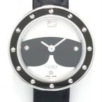 フェンディ FENDI 腕時計 マイウェイ 35000S レディース 3Pダイヤ 黒×シルバー 新着 20240502