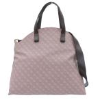 超美品 ゲラルディーニ GHERARDINI メタルロゴ カーマイケル 2way レザーハンドル ショルダーバッグ ソフティ