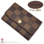 ルイヴィトン キーケース6連 メンズ レディース ミュルティクレ6 ダミエ エベヌ N62630 LOUIS VUITTON 美品