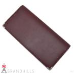 カルティエ 長札入れ メンズ レディース マストライン レザー ボルドー L3000582 Cartier 美品