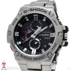カシオ G-SHOCK 腕時計 G-STEEL ソーラー Bluetooth スマートフォンリンク 樹脂 SS GST-B100D-1AJF CASIO 美品