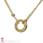 カルティエ ネックレス ラブ サークル K18金 750YG イエローゴールド ダイヤモンド2P B7219500 Cartier 極美品