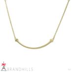 ティファニー ネックレス T スマイル スモール K18金 750YG イエローゴールド Tiffany&amp;Co 極美品