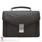 オーストリッチ セカンドバッグ メ�