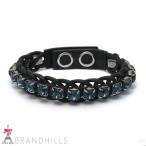  Swarovski браслет crystal blue metallic ru серебряный металлизированный кожа SWAROVSKI прекрасный товар 