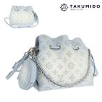 ルイヴィトン LOUIS VUITTON ショルダーバッグ ベラ M20507 モノグラム マヒナ ブルーニュアージュ 中古A 281804