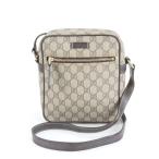 ショッピンググッチ 極美品 グッチ GGスプリーム 233268 レザー ショルダーバッグ 斜め掛け ハンド トート ブラウン 茶色 レディース CEM CZ24-3