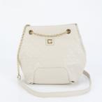 美品 ゲラルディーニ キルティング ゴールド チェーン レザー ショルダーバッグ 斜め掛け ハンド トート レディース RUE CQ13-1