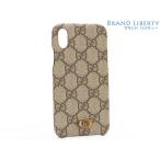  как новый Gucci off .tiaGGs шкив miPhoneX &amp; XS кейс мобильный покрытие iPhone бежевый темно-коричневый PVC 525053