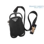  прекрасный товар Prada PRADA Re Nylonli нейлон смартфон держатель ремешок на шею iPhone кейс плечо сумка iPhone черный 1ZT016