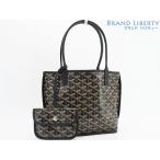 未使用 ゴヤール GOYARD アンジュ ミニ ポーチ リバーシブル トートバッグ ハンドバッグ ブラック