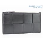 ショッピングヴェネタ 未使用 ボッテガ ヴェネタ マキシ イントレチャート カセット ロング ファスナーカードケース カードホルダー コインケース 小銭入れ ブラック 749460