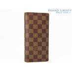 未使用 ルイヴィトン LOUIS VUITTON ダミエ ポルトフォイユ ブラザ 二つ折り長財布 N60017