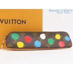  ограничение не использовался Louis Vuitton yayoiksama монограмма LV×YKtu разрозненный e Liza спальное место точка пенал авторучка сумка мульти- кейс . промежуток . сырой GI0886
