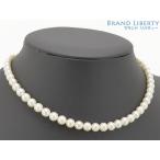 新品同様 ミキモト MIKIMOTO パール ネックレス 58珠 アコヤ真珠 6.0mm-6.4mm シルバー スターリングシルバー