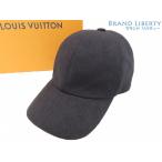 ほぼ新品 ルイヴィトン LOUIS VUITTON キャップ モノグラム エッセンシャル ベースボールキャップ 帽子 ブラック コットン M76745