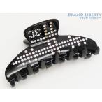 レア美品 シャネル CHANEL ココマーク ラインストーン ヘアーアクセサリー バレッタ ヘアクリップ 髪留め ブラック A41006
