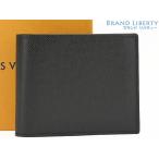 新品同様 ルイヴィトン LOUIS VUITTON タイガ ポルトフォイユ マルコ NM 二つ折り財布 コンパクト財布 ノワール ブラック M30865