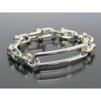 新品仕上げ ティファニー TIFFANY&Co. ハードウェア ミディアム リンク オーバル ブレスレット スターリングシルバー AG925