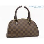 ショッピングダミエ 未使用 ルイヴィトン LOUIS VUITTON ダミエ リベラ ミニ ハンドバッグ ミニボストンバッグ ダークブラウン N41436