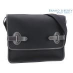 ショッピングメッセンジャー 美品 エルメス HERMES ブエナベンチュラ PM  斜め掛けショルダーバッグ メッセンジャーバッグ ブラック トワルオフィシェ レザー