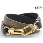 未使用 ルイヴィトン LOUIS VUITTON モノグラム ショルダーストラップ 調整不可 ネヴァーフル インサイド アウト BB ダークブラウン ブラック ゴールド金具 PVC