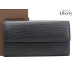 新品同様 ルイヴィトン LOUIS VUITTON エピ ポルトフォイユ サラ 二つ折り長財布 ノワール ブラック レザー M63742