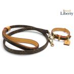  почти новый товар Louis Vuitton LOUIS VUITTON монограмма kolie Baxter PMres Baxter MMdo Gree shu собака цвет для маленьких собак ошейник Lead комплект кожа 