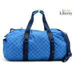  Louis Vuitton LOUIS VUITTON Damier a Van chu-ru practical 2WAY сумка "Boston bag" ручная сумочка голубой нейлон M97057