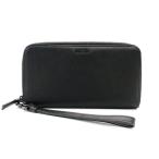 プラダ PRADA ラウンドファスナー 長財布 ブラック サフィアーノレザー 黒 メンズ オーガナイザー 7-11-406