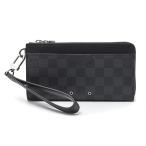 ルイヴィトン 財布 メンズ ダミエグラフィット ジッピー ドラゴンヌ 長財布 クラッチバッグ Louis Vuitton N60379 中古