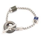 エルメス ブレスレット レディース メンズ バッファローホーン メリメロ Hキューブ メタル HERMES 中古