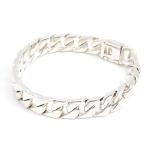  Tiffany браслет женский мужской цепь плоский серебряный TIFFANY SV925 б/у 