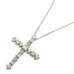 JEWELRY JEWELRY ネックレス ダイヤモンド ネックレス クリア系 Pt900プラチナ 中古