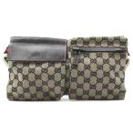 GUCCI グッチ ウエストバッグ ウエストバッグ ブルー系 GGキャンバス 中古