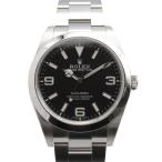 ショッピングロレックス ロレックス エクスプローラー1 ブランドオフ ROLEX ステンレススチール 腕時計 SS 中古 メンズ
