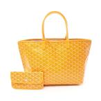 ゴヤール サンルイPM ブランドオフ GOYARD PVCコーティングキャンバス トートバッグ コーティングキャンバス/レ