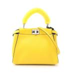 フェンディ ミニピーカブー ブランドオフ FENDI レザー ハンドバッグ レザー 中古 レディース