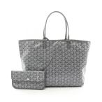 ゴヤール サンルイPM ブランドオフ GOYARD PVCコーティングキャンバス トートバッグ コーティングキャンバス/レ