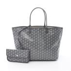 ゴヤール サンルイPM ブランドオフ GOYARD PVCコーティングキャンバス トートバッグ コーティングキャンバス/レ
