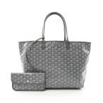 ゴヤール サンルイPM ブランドオフ GOYARD PVCコーティングキャンバス トートバッグ コーティングキャンバス/レ
