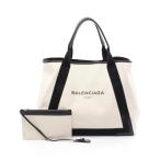 ショッピングバレンシアガ バレンシアガ NAVY CABAS ネイビーカバ M ブランドオフ BALENCIAGA キャンバス トートバッグ キャンバス 中古