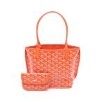 ゴヤール アンジュ ミニポーチ ブランドオフ GOYARD PVCコーティングキャンバス ハンドバッグ コーティングキ