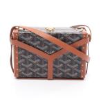 ゴヤール ミノディエール トランクバッグ ブランドオフ GOYARD PVCコーティングキャンバス ショルダーバッグ コ