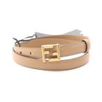 フェンディ FFロゴ ブランドオフ FENDI レザー ベルト レザー レディース