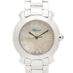 爆買 ショパール ハッピースポーツ ホワイトシェル ブランドオフ Chopard ステンレススチール 腕時計 SS 中古 レディ