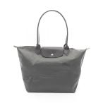 ショッピングロンシャン ロンシャン ル プリアージュ グリーン L ブランドオフ Longchamp キャンバス ショルダーバッグ リサイクルキャ