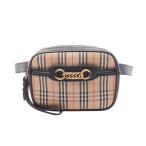 . покупка Burberry проверка ссылка bam сумка бренд off BURBERRY парусина сумка-пояс хлопок / кожа средний 