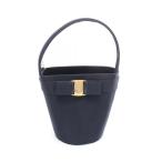 サルヴァトーレフェラガモ ヴァラリボン ブランドオフ Salvatore Ferragamo スウェード ハンドバッグ キャンバ